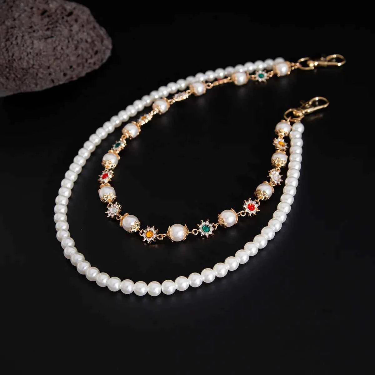 Vintage Gold Rhinestone Waist Chain