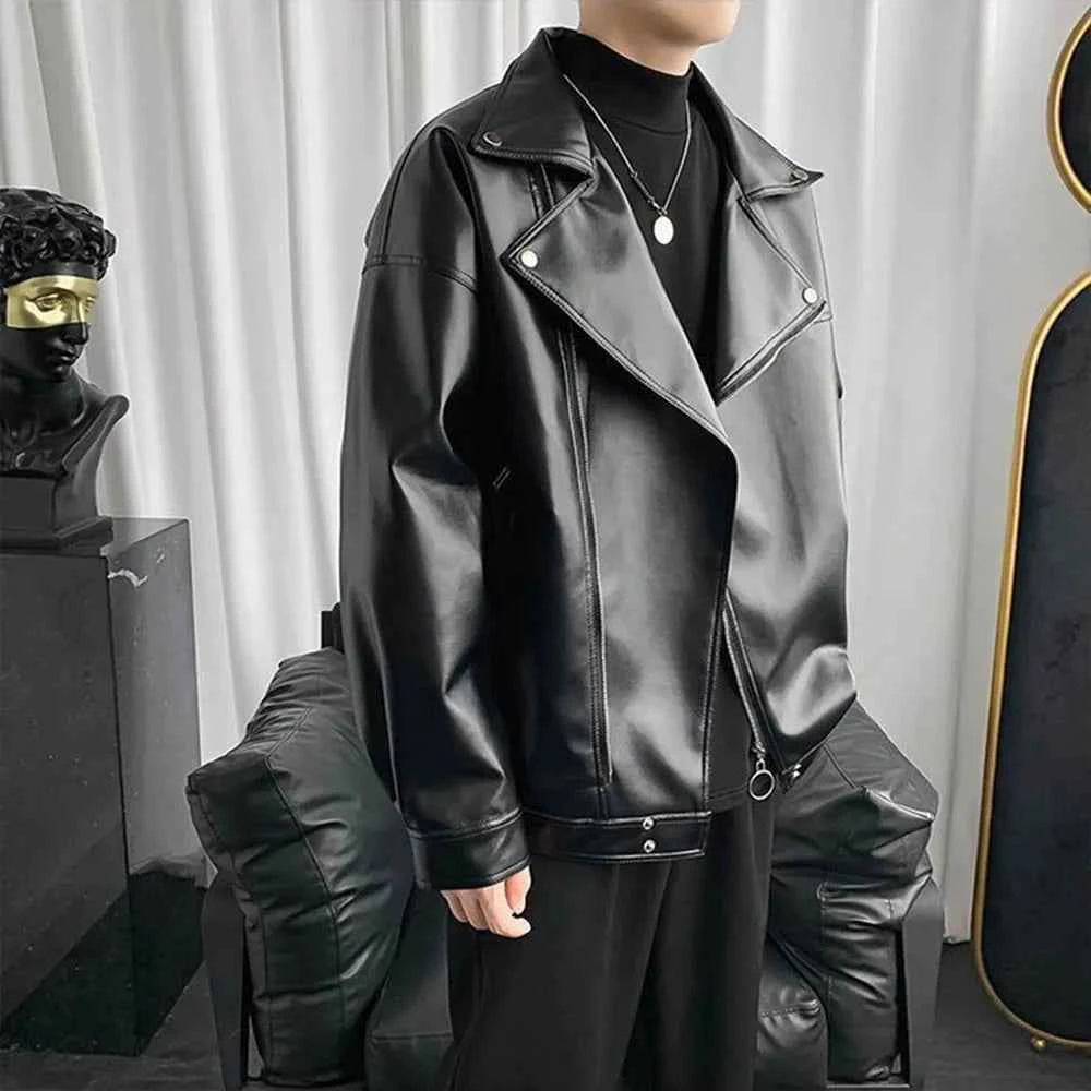 Premium Streetwear Classic Leather Jacket