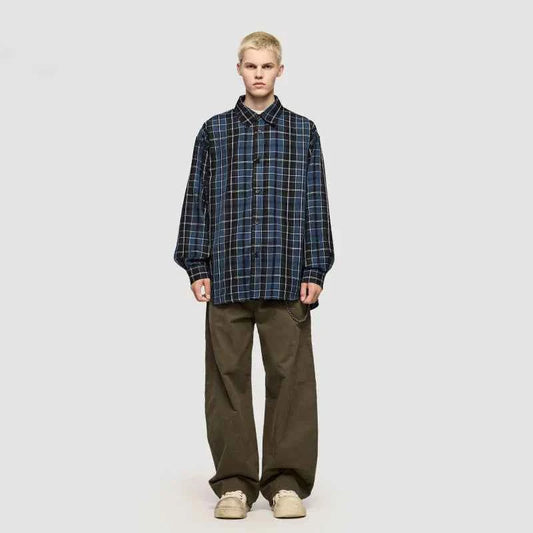 American Classic Oversized Plaid Casual Shirt