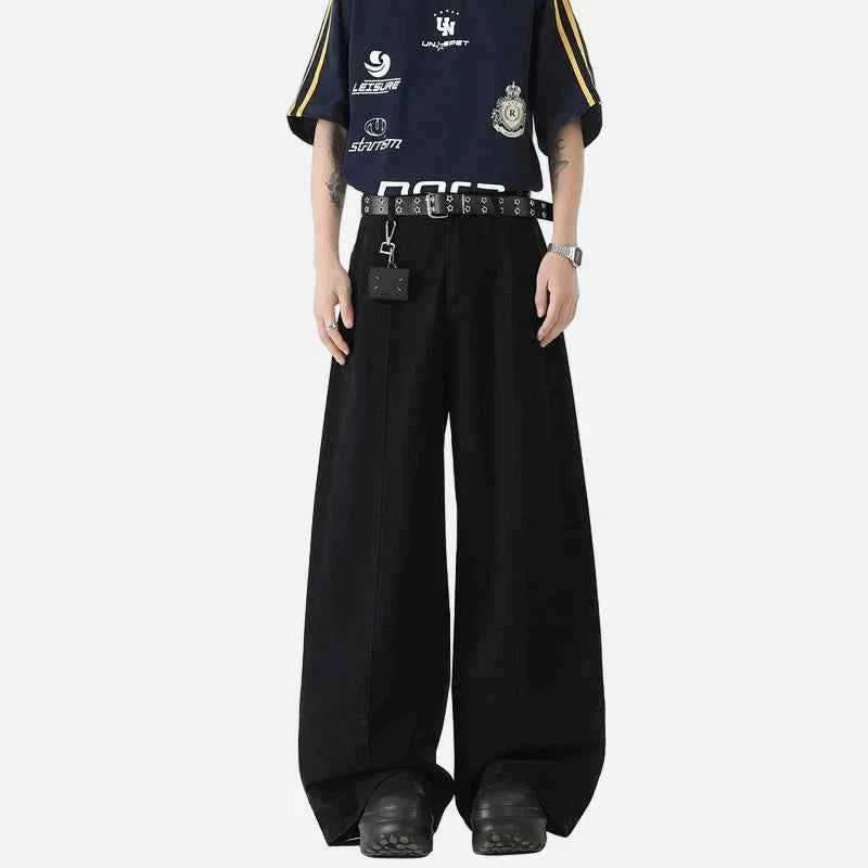 Y2K Flattering Japanese Style Wide Leg Pants
