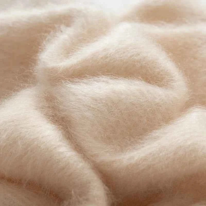 Plush Cashmere Zipper Knitwear Cardigan