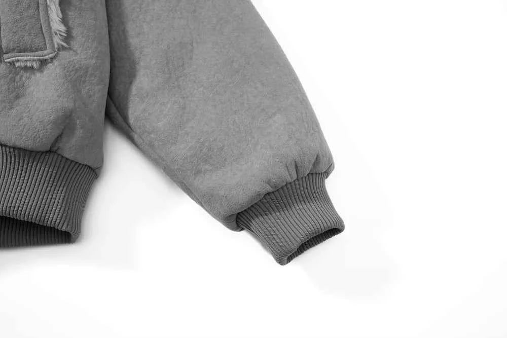 Comfortable High Street Fur Collar Jacket