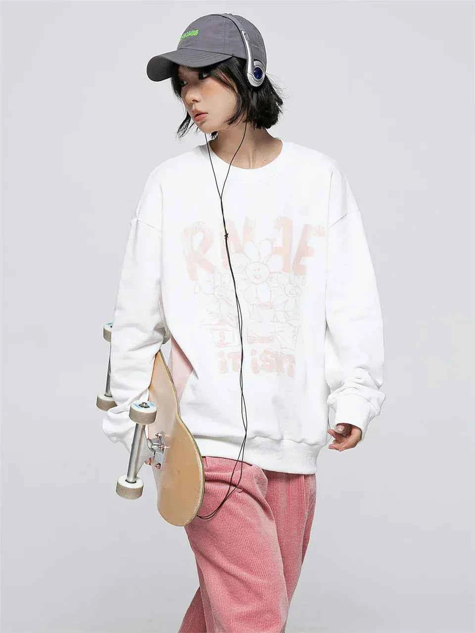 Sweat Floral Smiley