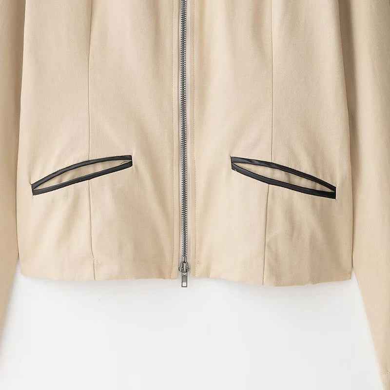 Men's Durable Slim Fit Zipper Lapel Jacket