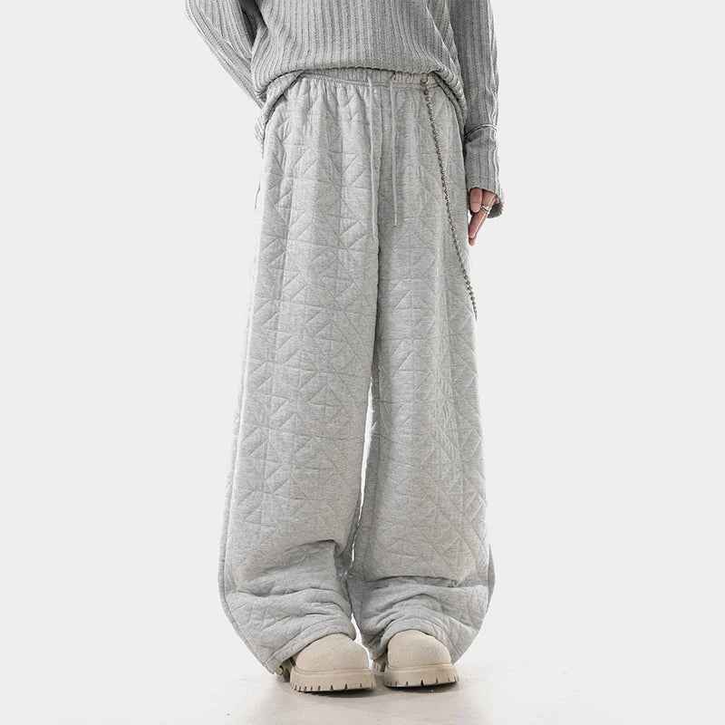 American Style Elastic Waist Dance Sweatpants - Unisex Oversized Baggy Joggers