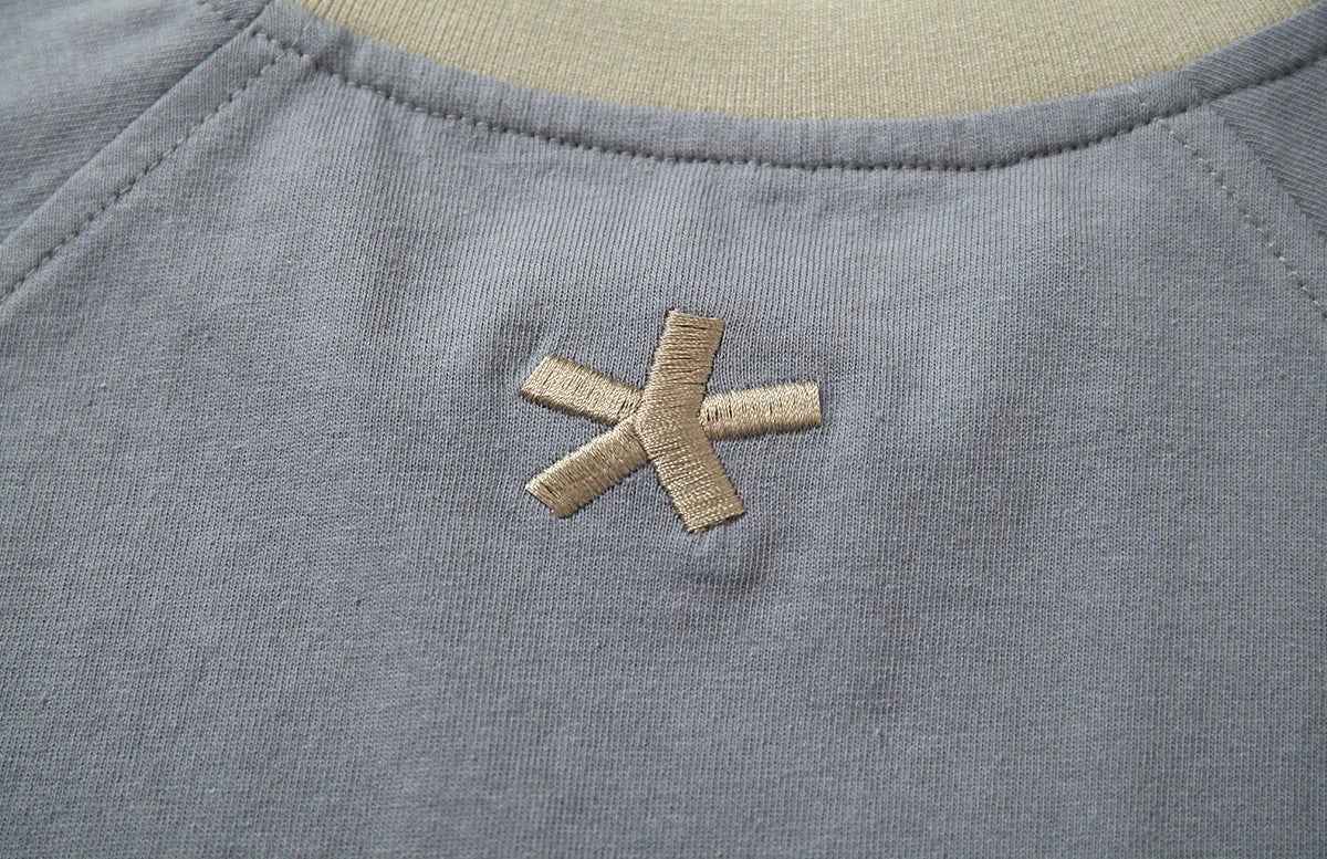 Y2K Casual Loose Fit Embroidery Stripe T-Shirt