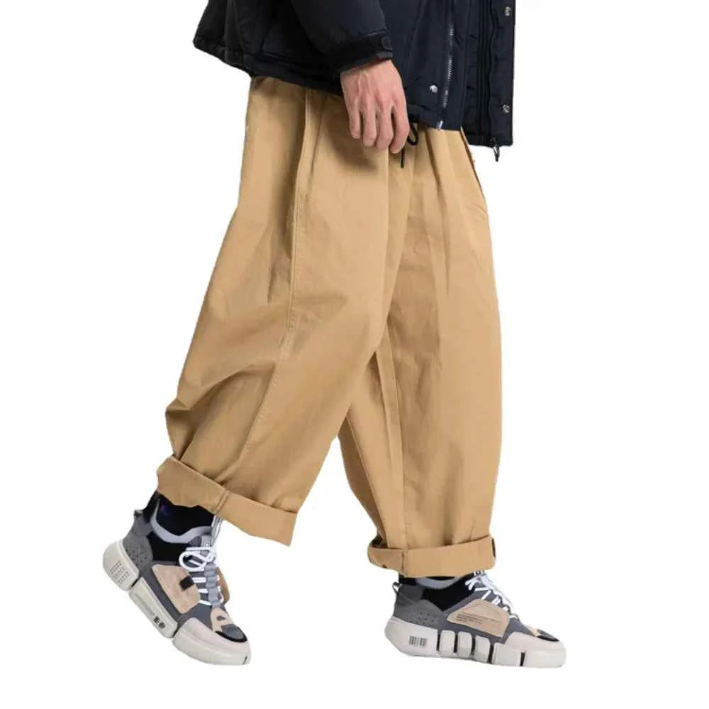 American Spring Casual Loose Wide Leg Pants