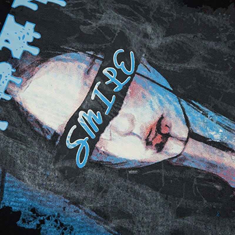Sweat Cartoon Blindfolded