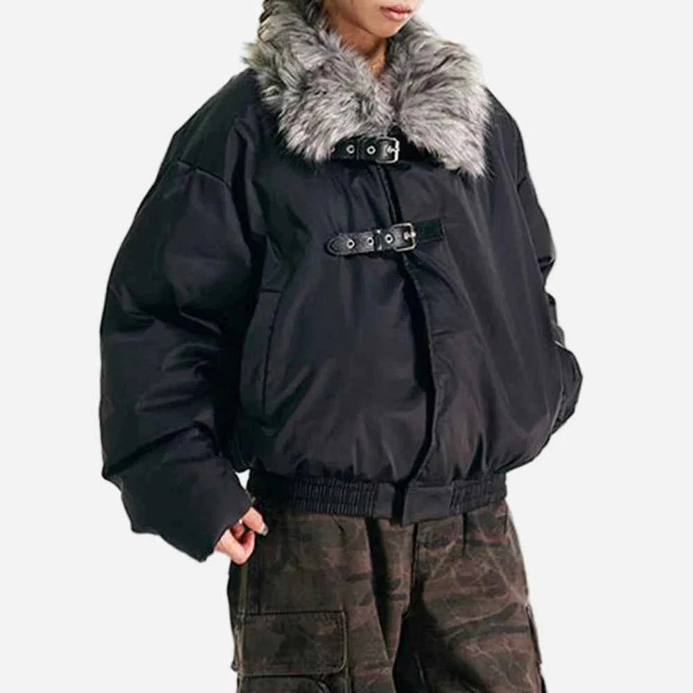 Streetwear Luxury Faux Fur Casual Jacket