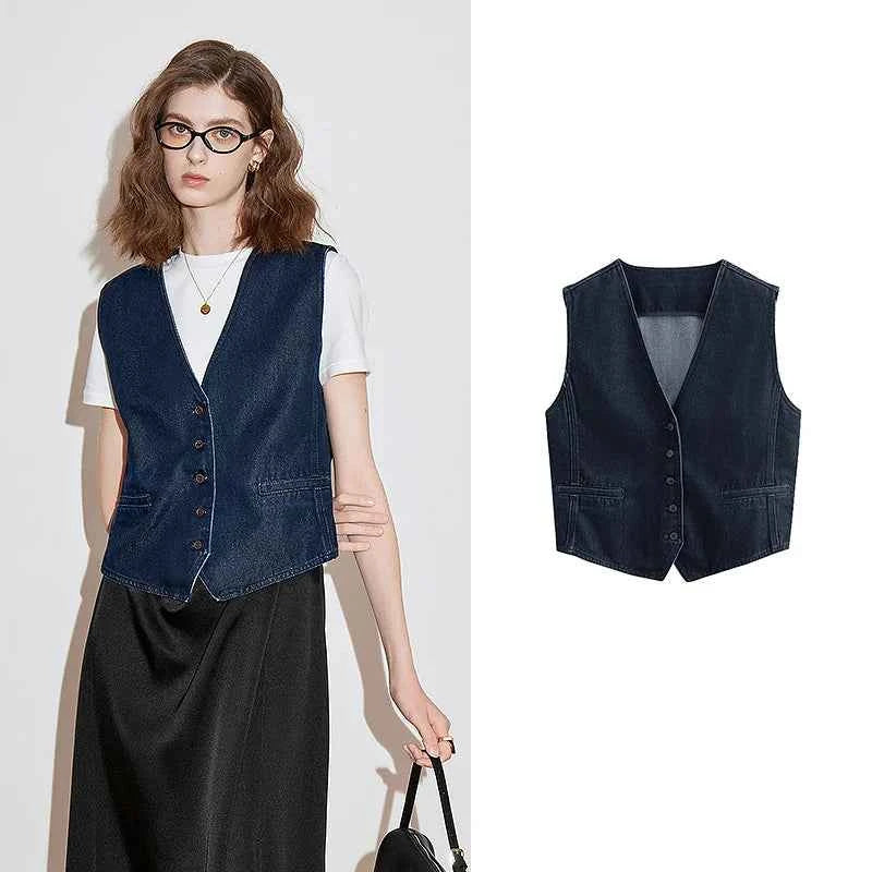 Vintage Western Style Slim Fit Vest