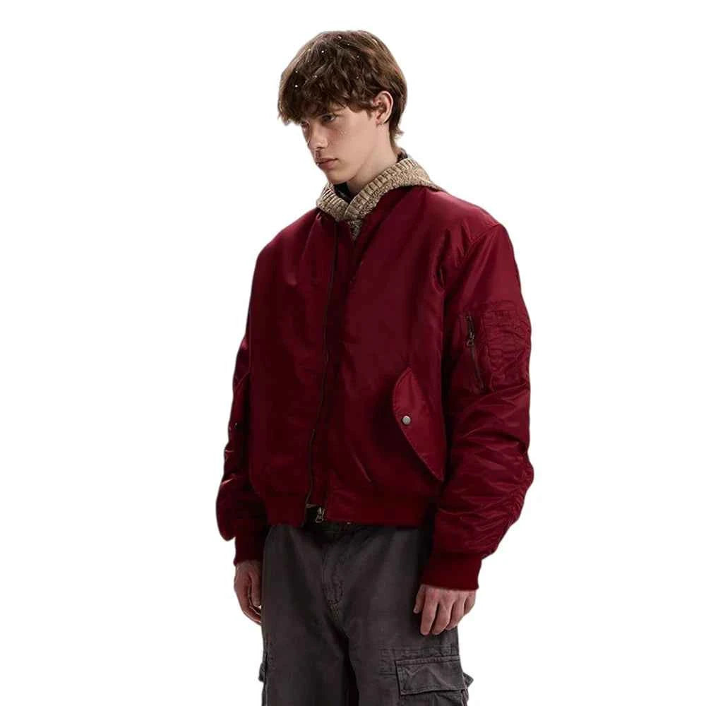 Winter Quilted Hip Hop Baseball Jacket