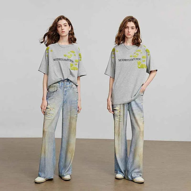Summer New Letter Printed Casual T-Shirt