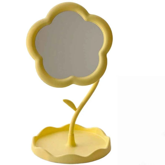 Flower-Shaped Vintage Mirror