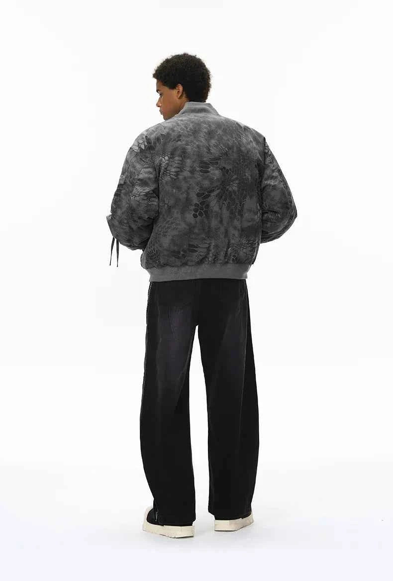 Chic Camouflage Windproof Winter Padded Jacket