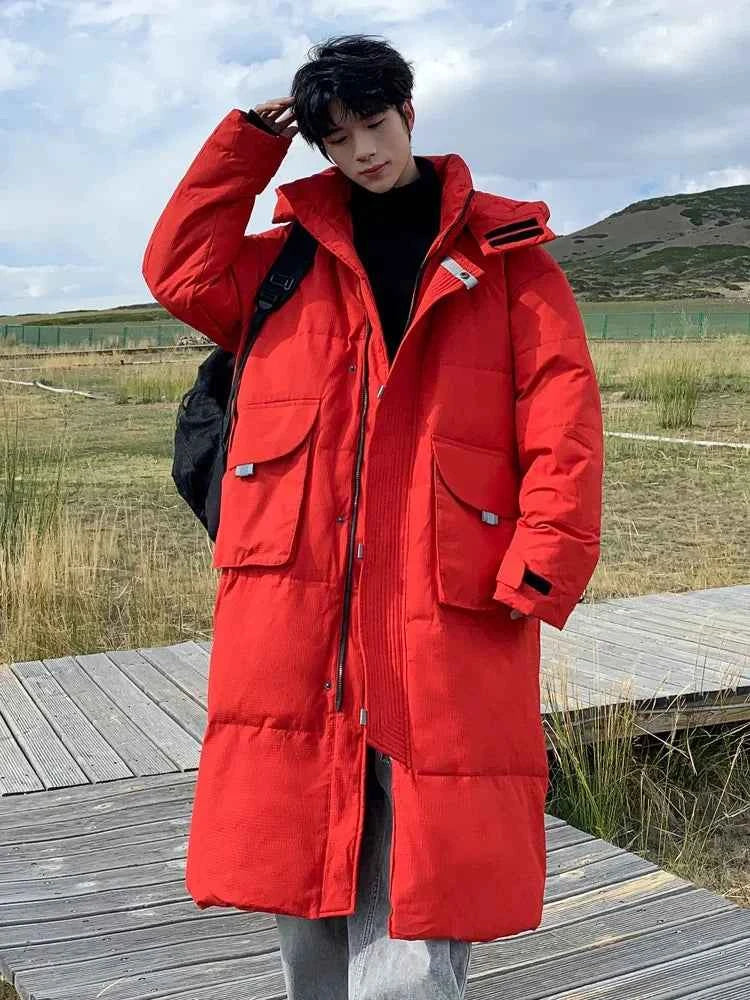 Y2K Thick Warm Hooded Puffer Padded Coat