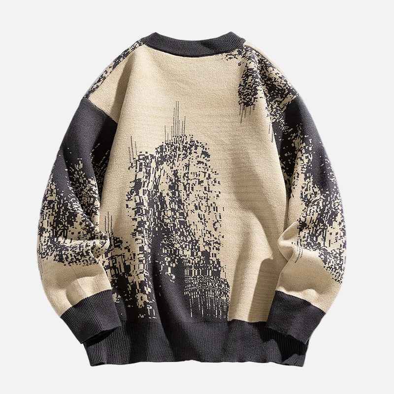 Durable Warm Hip Hop Knit Casual Sweater
