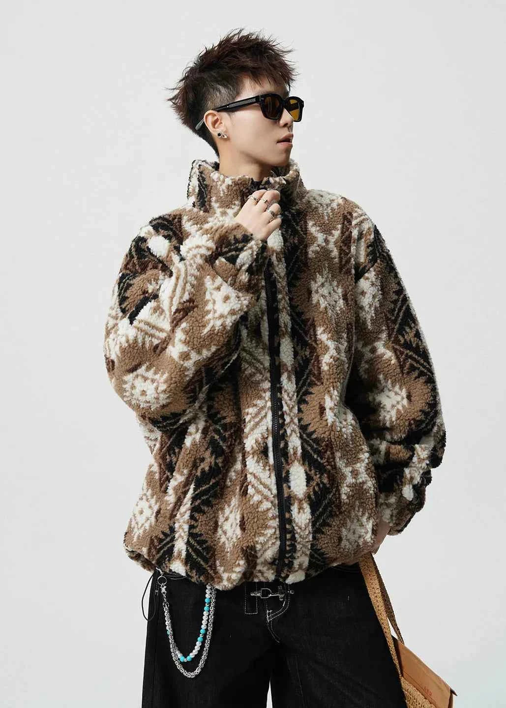 Comfortable Thick Winter Christmas Snowflake Jacket