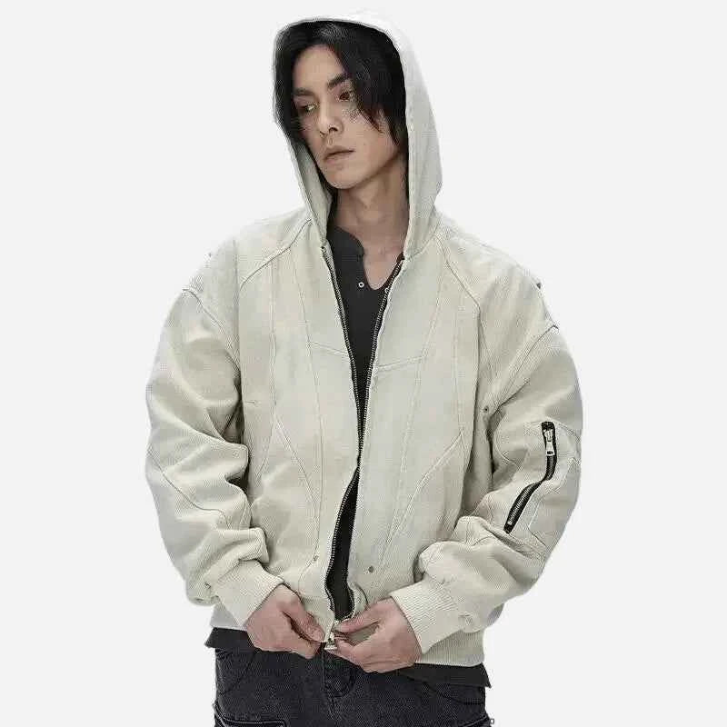 American Washed American Style Bomber Jacket