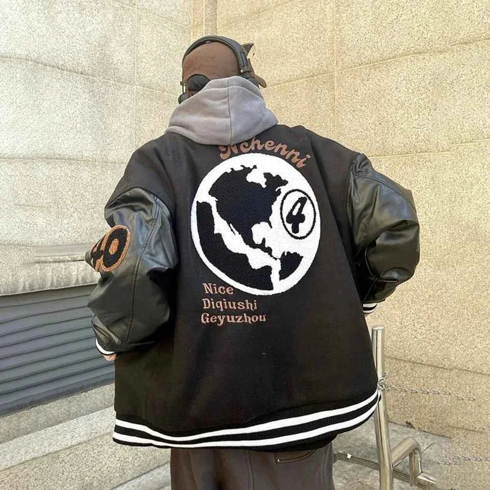 Retro American Style Baseball Versatile Jacket