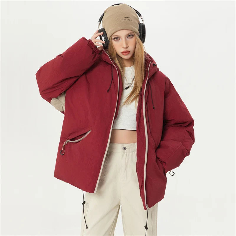 Y2K Warm High Quality Puffer Jacket - Luxuryurbanwear