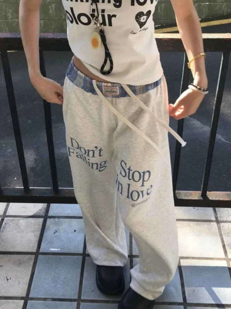 Y2k Plaid Cool Hip Hop Sport Sweatpants