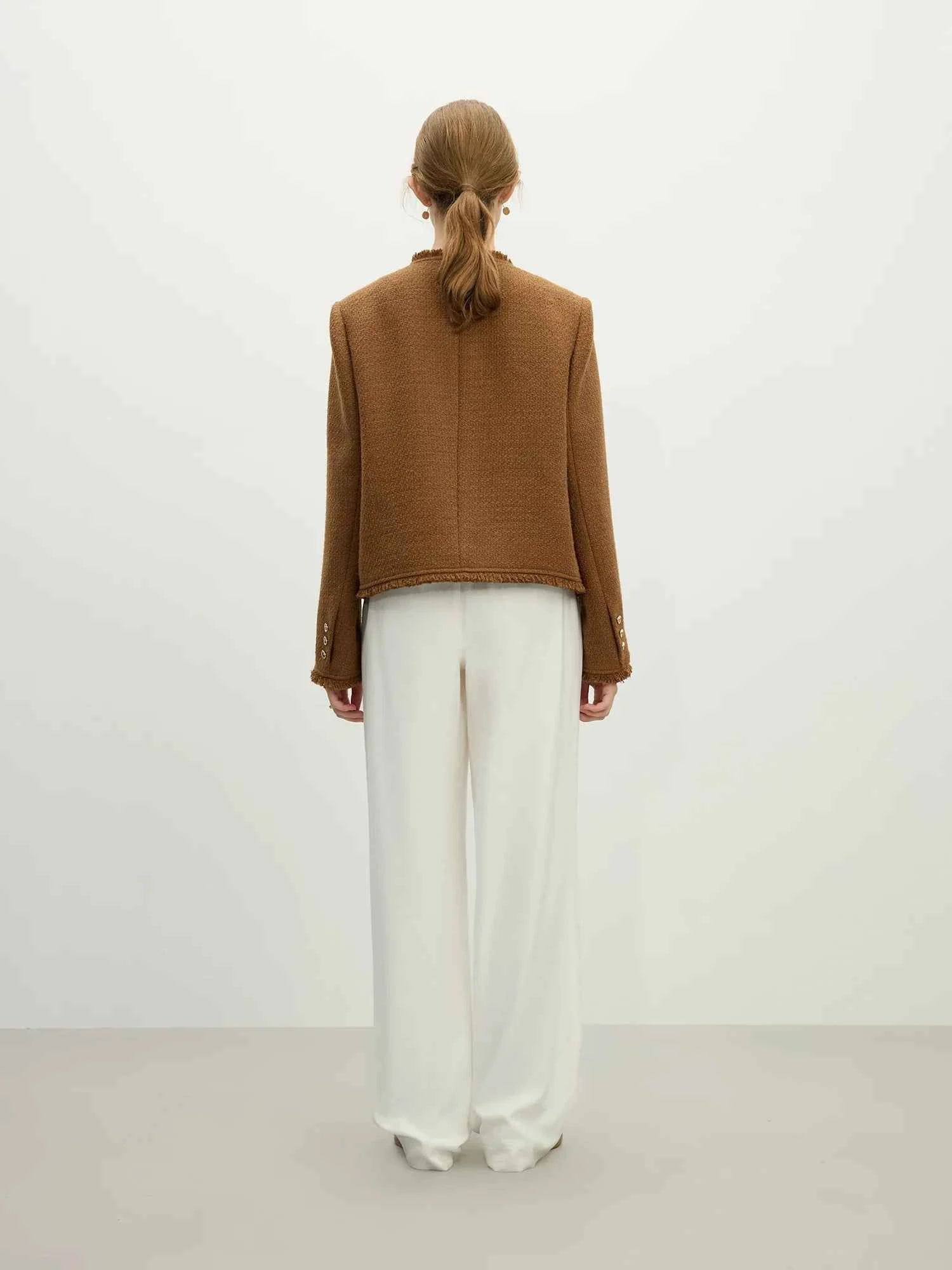 French Wool Heavy Industry Cardigan