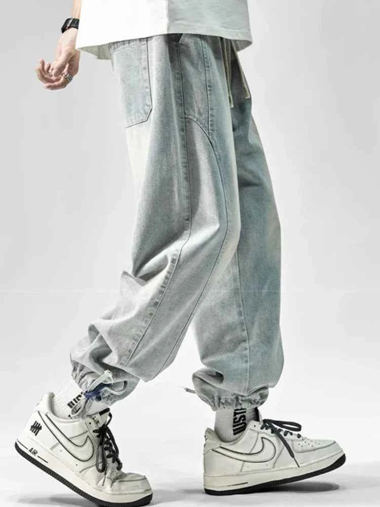Streetwear Cool Autumn High Street Wide Leg Jeans