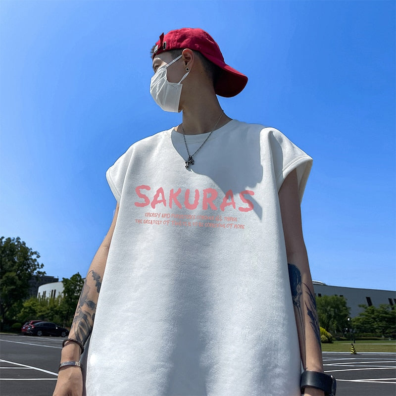 SAKURAS Colorful Scenery Painting T-Shirt