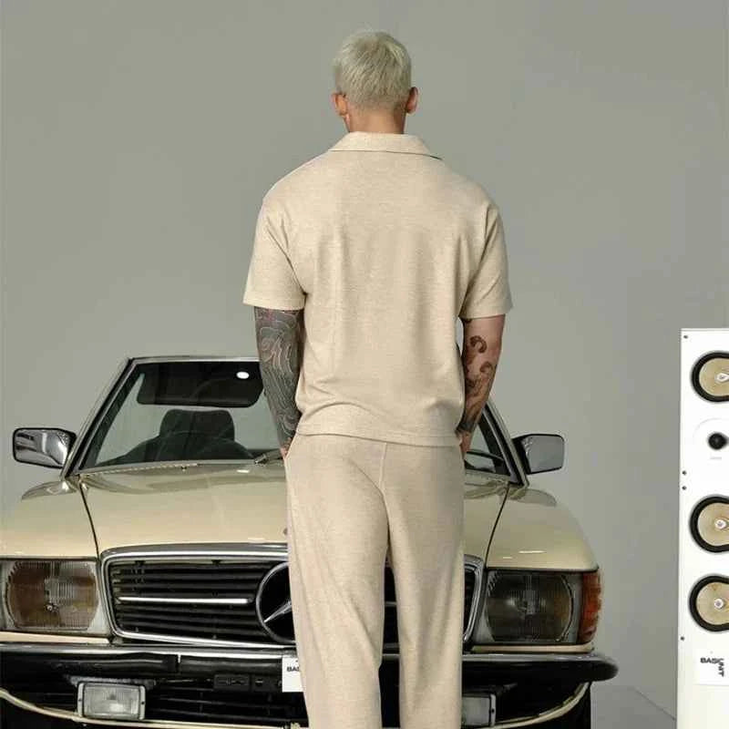 Men American Classic Short-Sleeved Polo T-Shirt