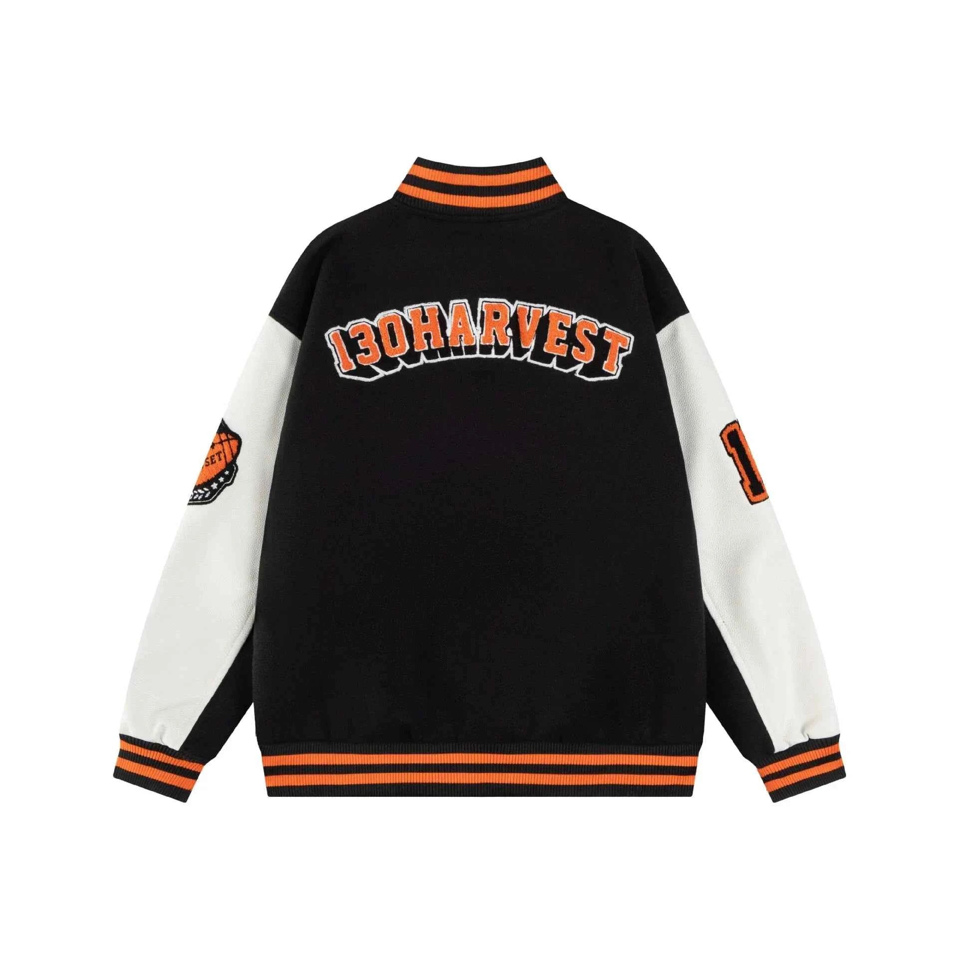 Men Essential Patchwork Baseball Varsity Jacket