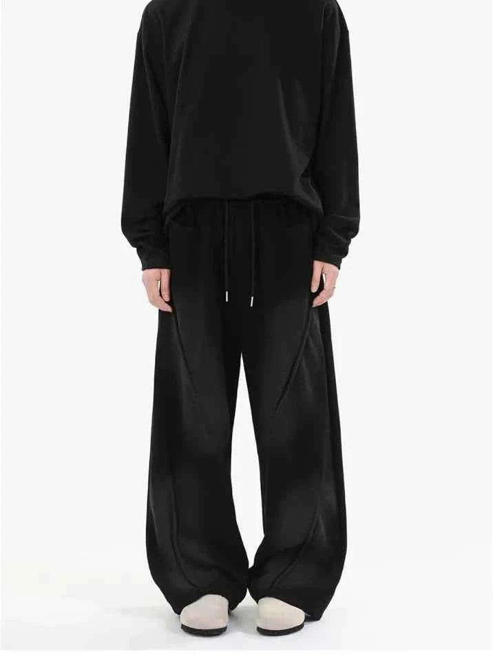 Heavy weight Elastic Straight Leg Sports Sweatpants