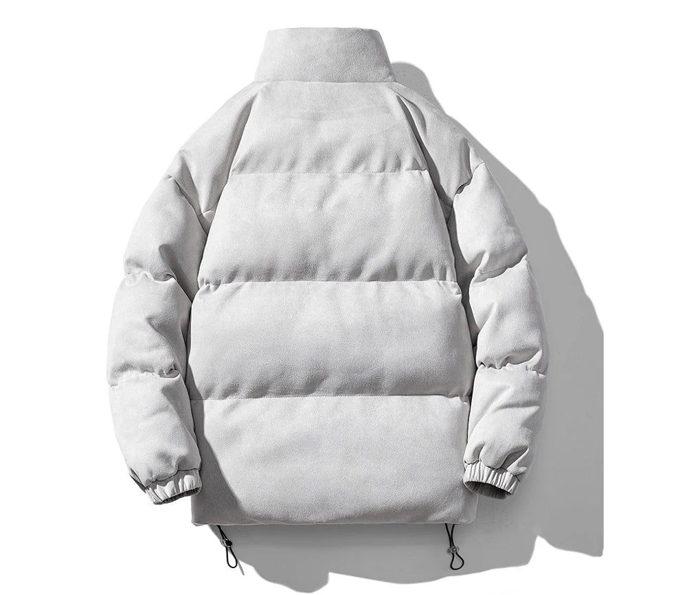 Dusky Color Padded Zipper Jacket