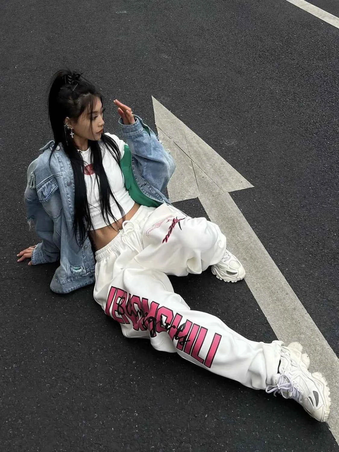 Autumn Drawstring Tied Athletic Casual Sweatpants