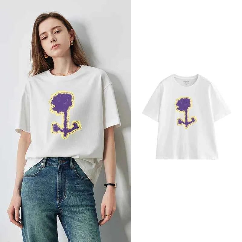 Stylish Short Sleeve Spring T-Shirt