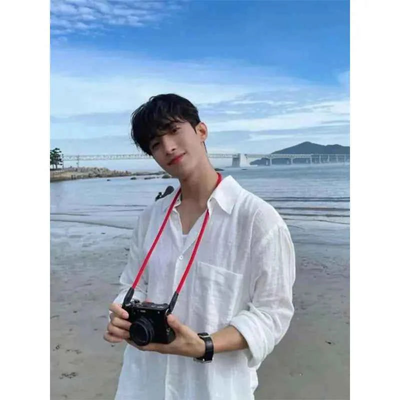 Lightweight Sun Protection Casual White Shirt
