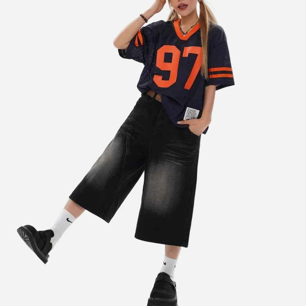 Breathable Mesh Hollow Short Sleeve Sports T-Shirt