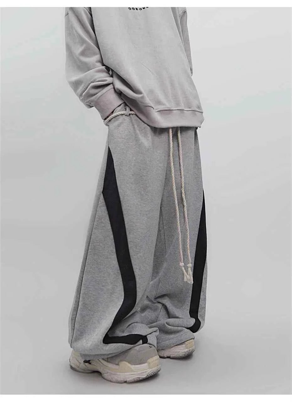 Color Block Cool Hip Hop Joggers