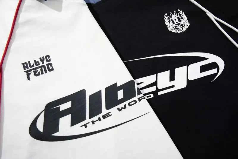 Insulated Y2K Graphic Patchwork Racing Sport T-Shirt