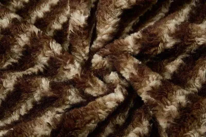 Cozy Double Side Fleece Faux Fur Jacket