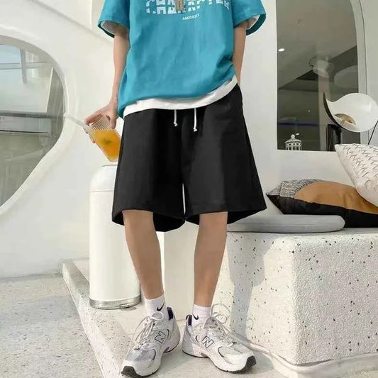 Men's Solid Color Korean Style Short