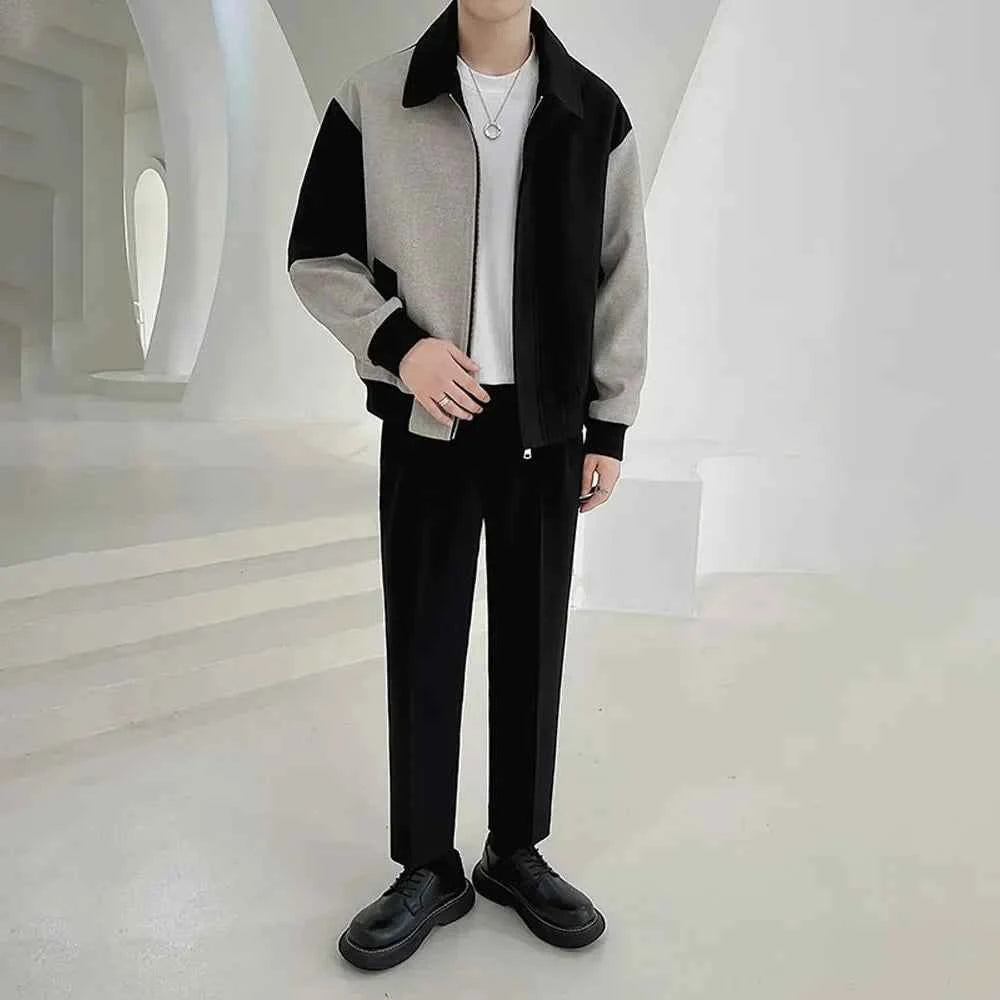 Autumn Contrast Color Casual Business Jacket