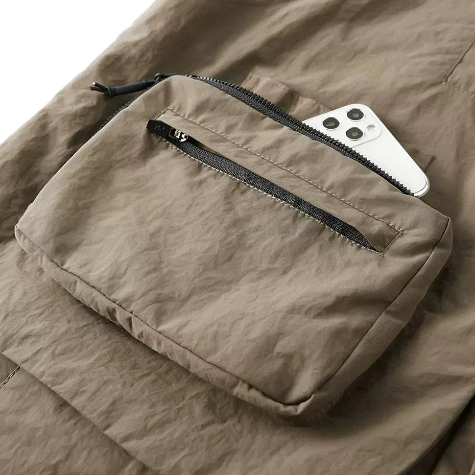 Multi Vest Pockets Two Pieces T-Shirt
