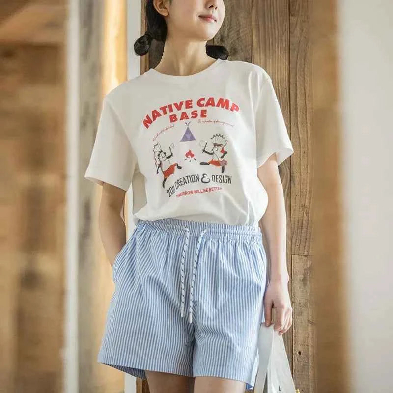 Vintage Cotton Oversized Graphic T-Shirt