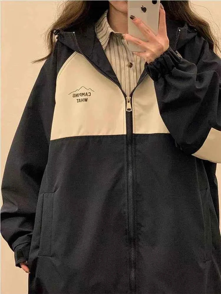 American Vintage Patchwork Long Sleeve Jacket