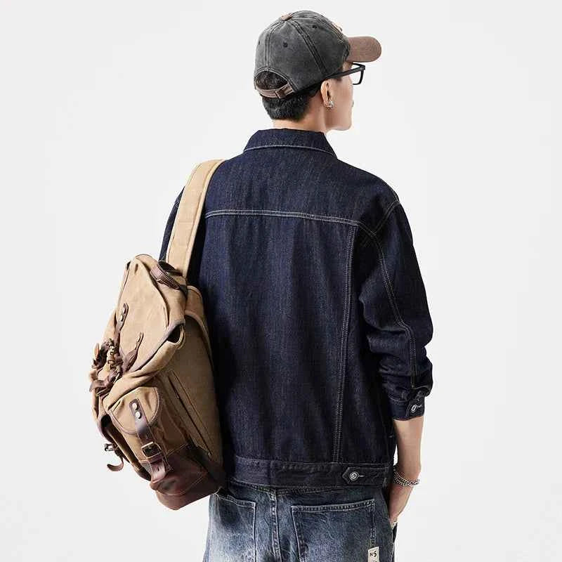 Elevated Y2K Slim Fit Safari Denim Jacket