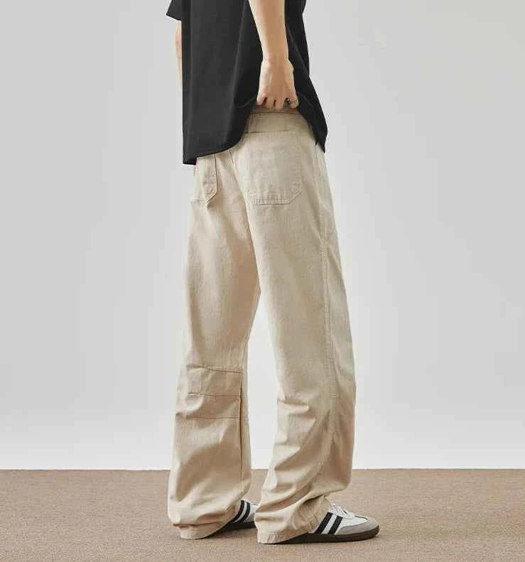 Streetwear Maillard Brown Boyfriend Denim Jeans