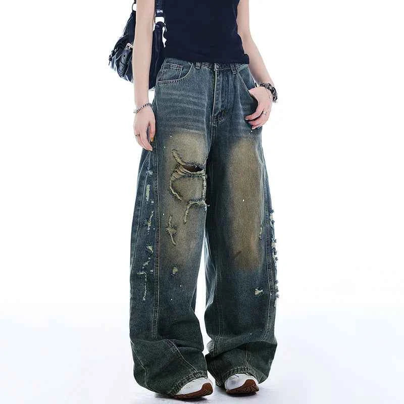 Vintage Butter-Smooth Denim Wide Leg Jeans