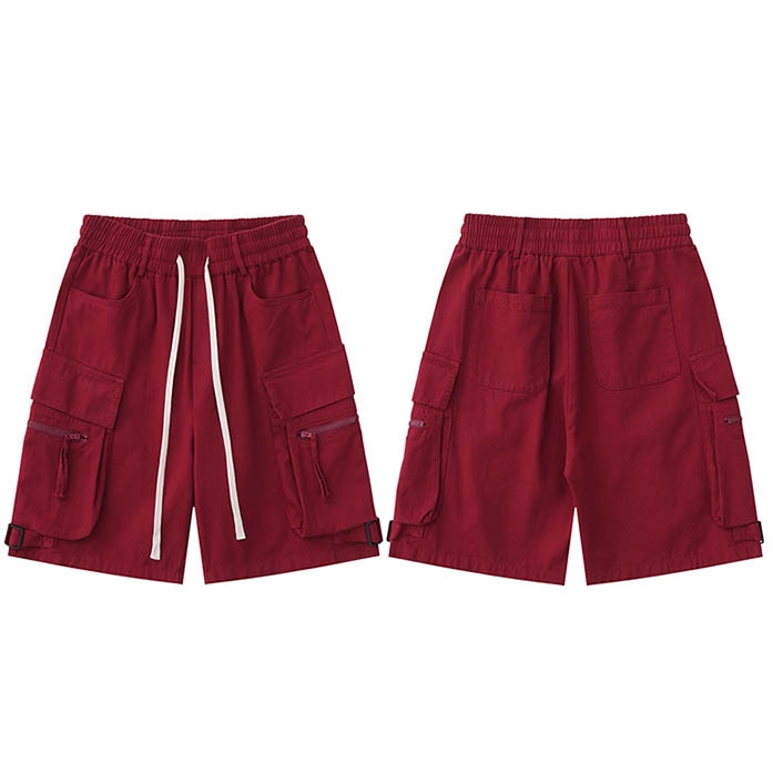 Cargo Track Multi Pockets Shorts