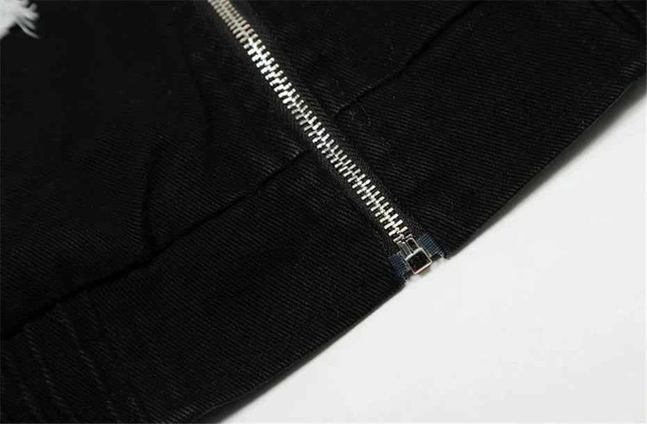 Streetwear Oversized Vintage Hip Hop Graphic Zipper Jacket