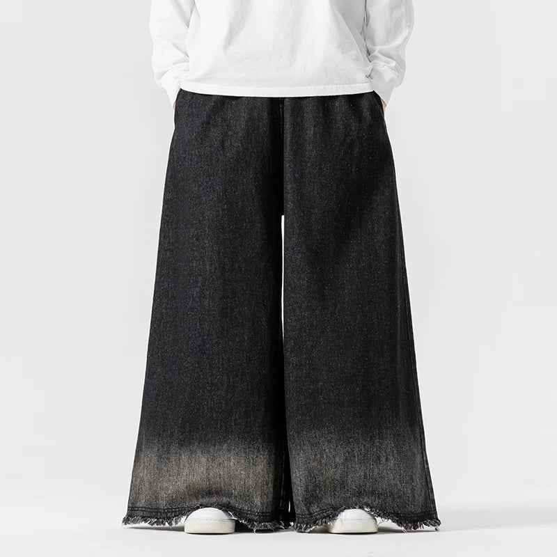 Cozy Oversized Wide Leg Denim Jeans